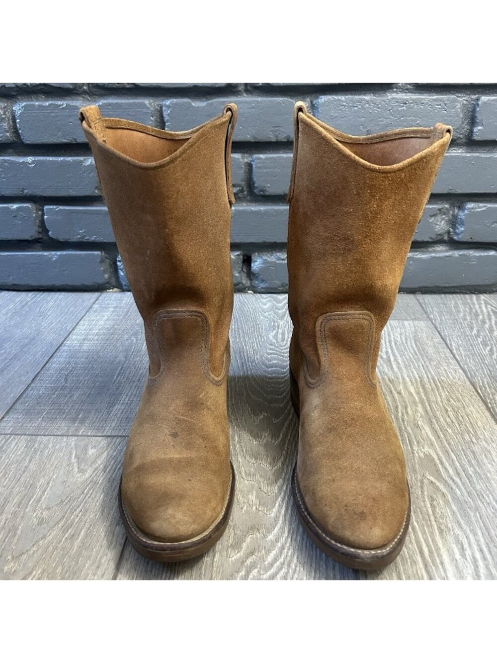 Red Wing 1111 Vintage Suede Soft Toe Work Boots Mens 9 B